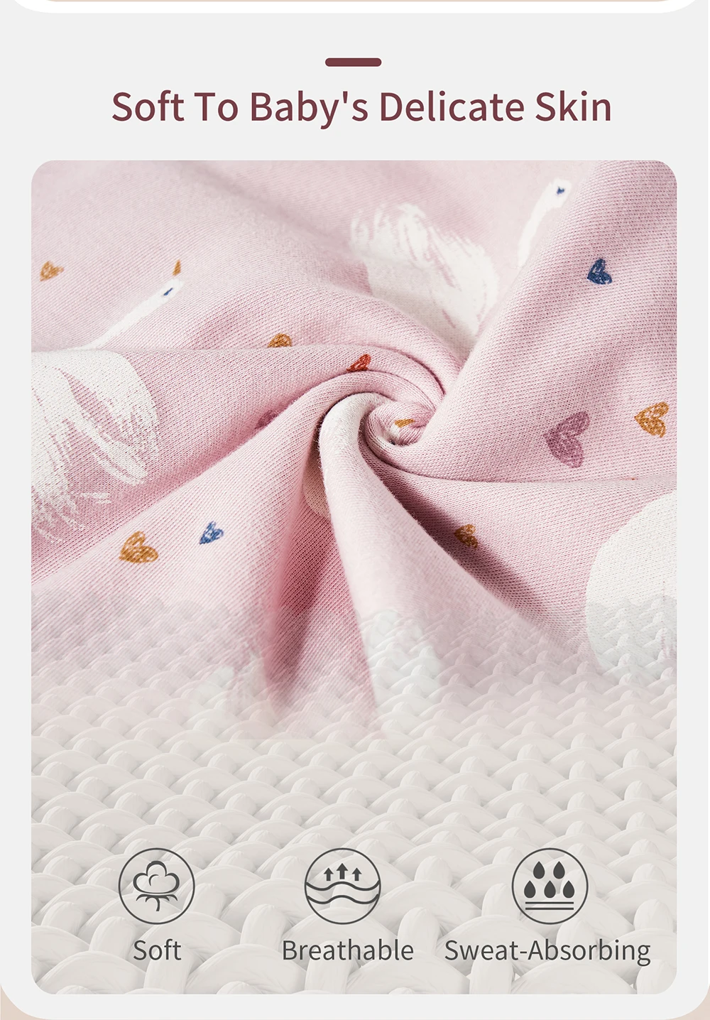 INSULAR Baby Cotton Sleeping Bags Newborn Anti-shock Sleepsacks Raised Hand Surrender Blankets Infant Cartoon Anti-startle Jump 4