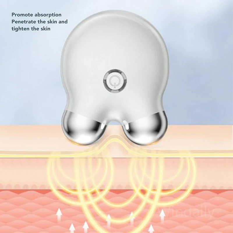 Micro Current Face Lifting Device Facial Skin Tighten Machine Wrinkle Removal Skin Care Tool Face Slimming Massage Roller