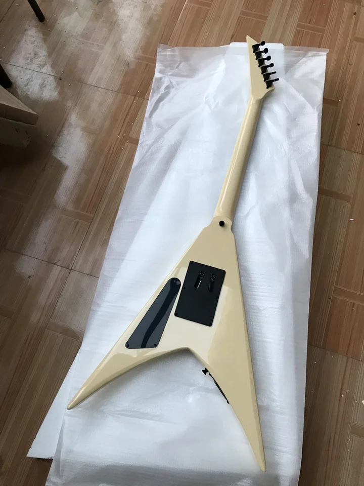 エレキギター Vシェイプ クリーム色 楽天市場】白（種類（エレキギター