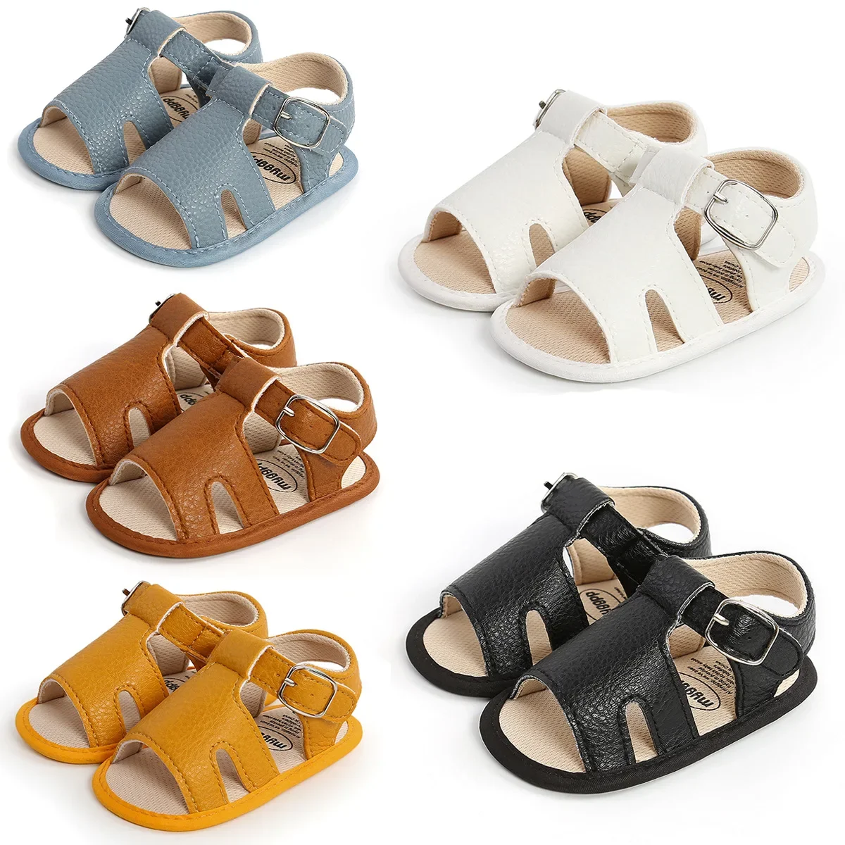 New Summer Baby Sandals Infant Boy Girl Shoes Non-slip Rubber Sole Net Flat Heel Garden Girl Sandals First Walkers Baby Shoes