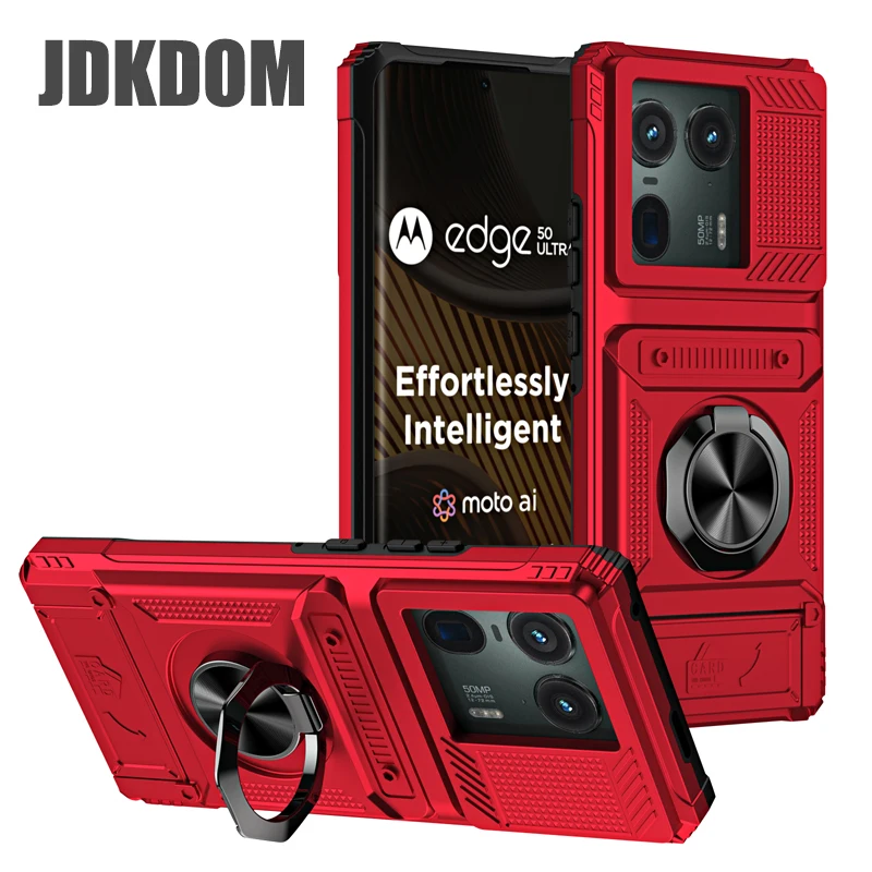 JDKDOM Magnetic Card Holder Case with Slot