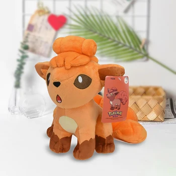 Vulpix Pokemon Plush Toys Alolan Vulpix Ninetales Doll Cute Anime Ice Vulpix Plush Soft Stuffed Animal Toys Doll Christmas Gifts 3