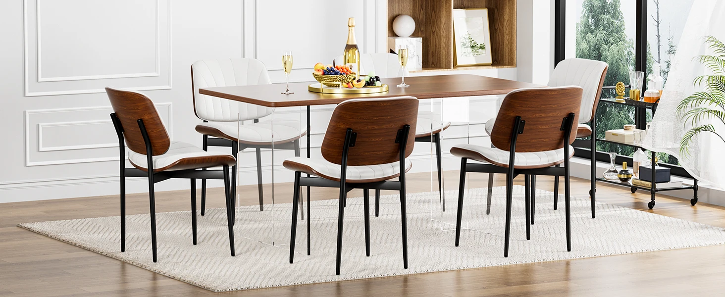 white dining chairs
