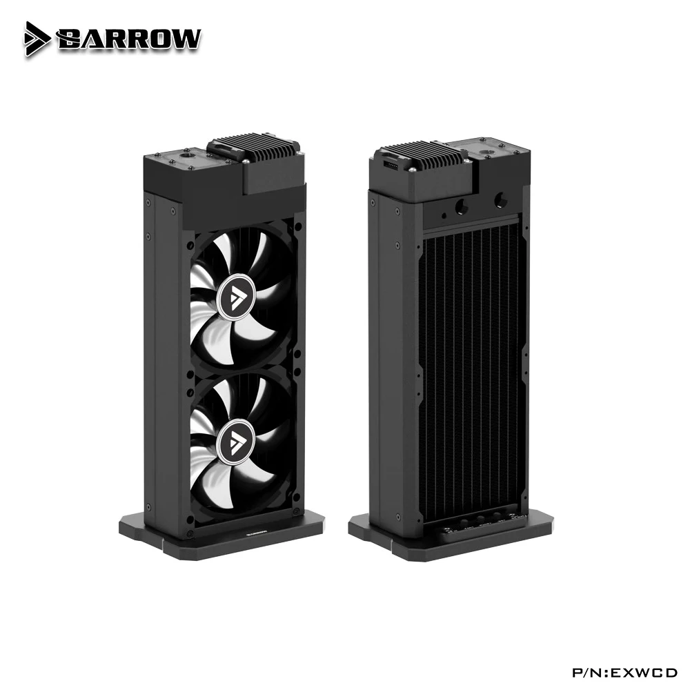 

BARROW 240 Water-cooled Dock AIO Pump Exhaust Integrated External Water Cooler For ITX laptop semiconductor heat dissipation