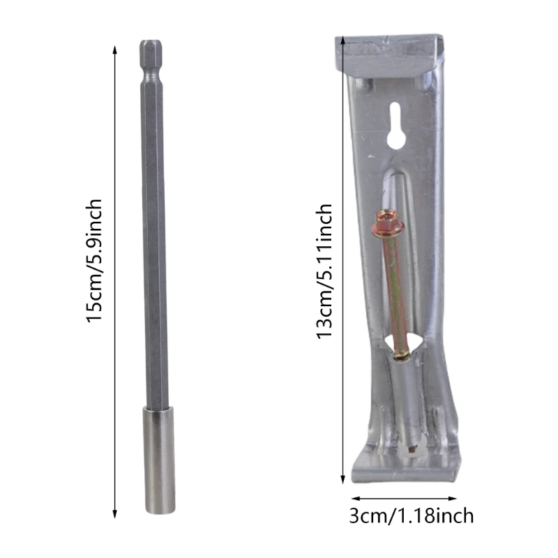 30 Pieces Gutter Hangers Hide Bracket Clip for 5 Inch K Styles Aluminum Gutters Includes Quick Screw and Drill Bit
