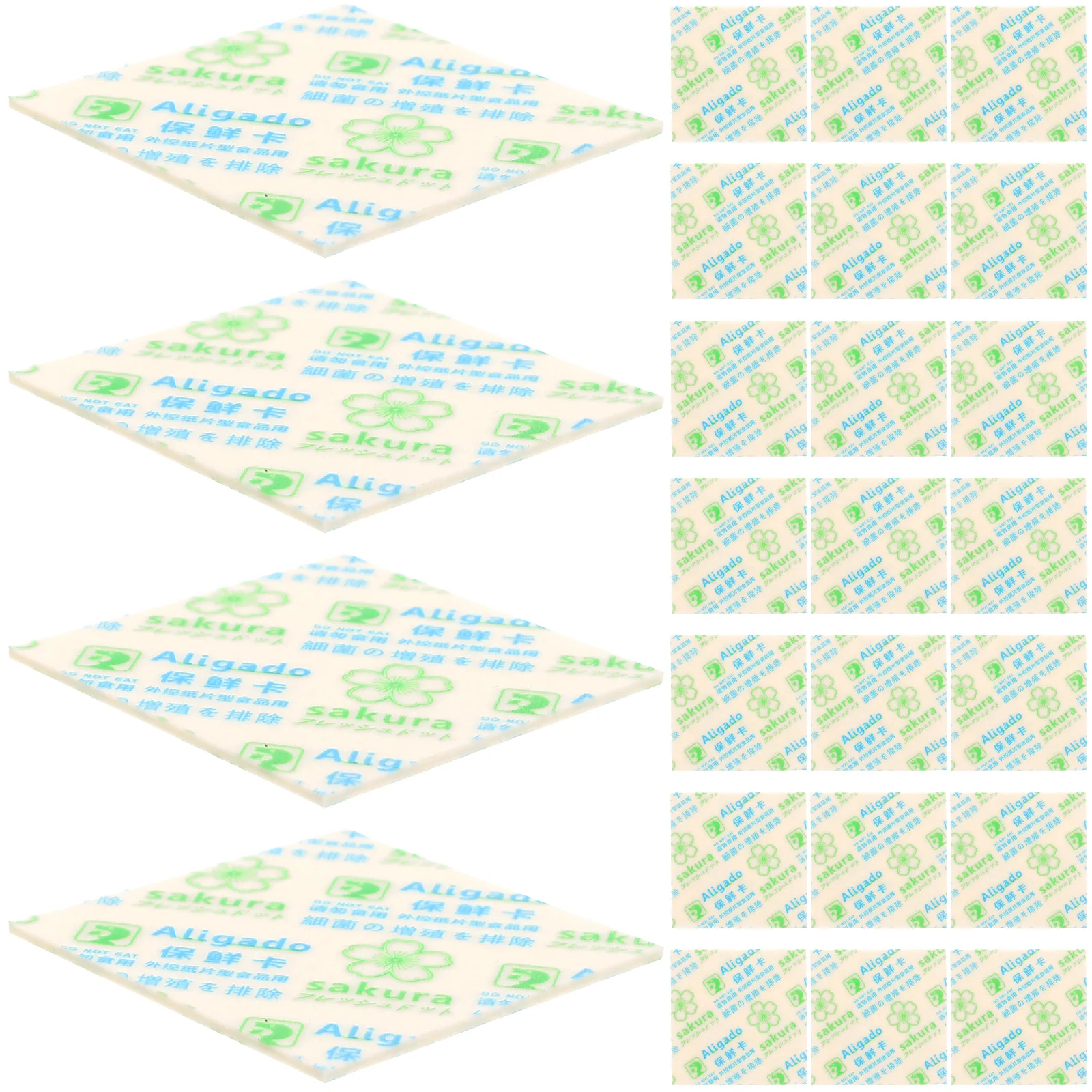 

200 Pcs Mid-Autumn Mooncake Egg Yolk Crisp Preservation Card Food Freshener Cards Paper Wrapping
