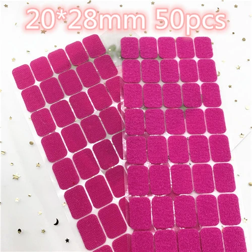 20X28mm rose red 50p