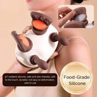 4D Hand Shaped Kneading Neck And Shoulder Massager Portable Neck Shoulder Massage Pillow Brushless Motor Trapezius masajeador 5