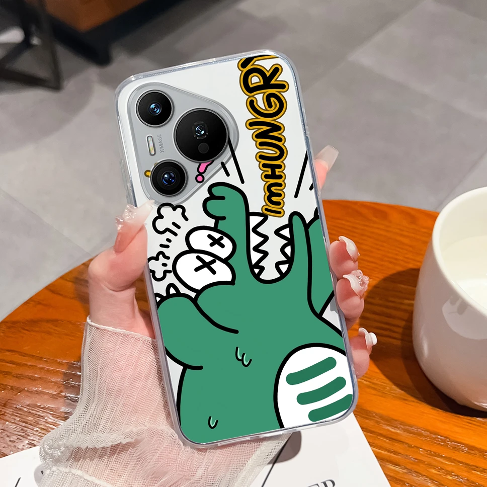 Transparent Cute Flower Phone Case - Soft TPU Silicone Shockproof Protective Cover