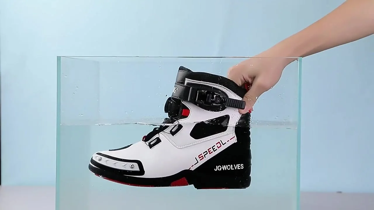 Jg-wolf-男性用の革製ブーツ,耐久性のあるスニーカー,ラバーアウト