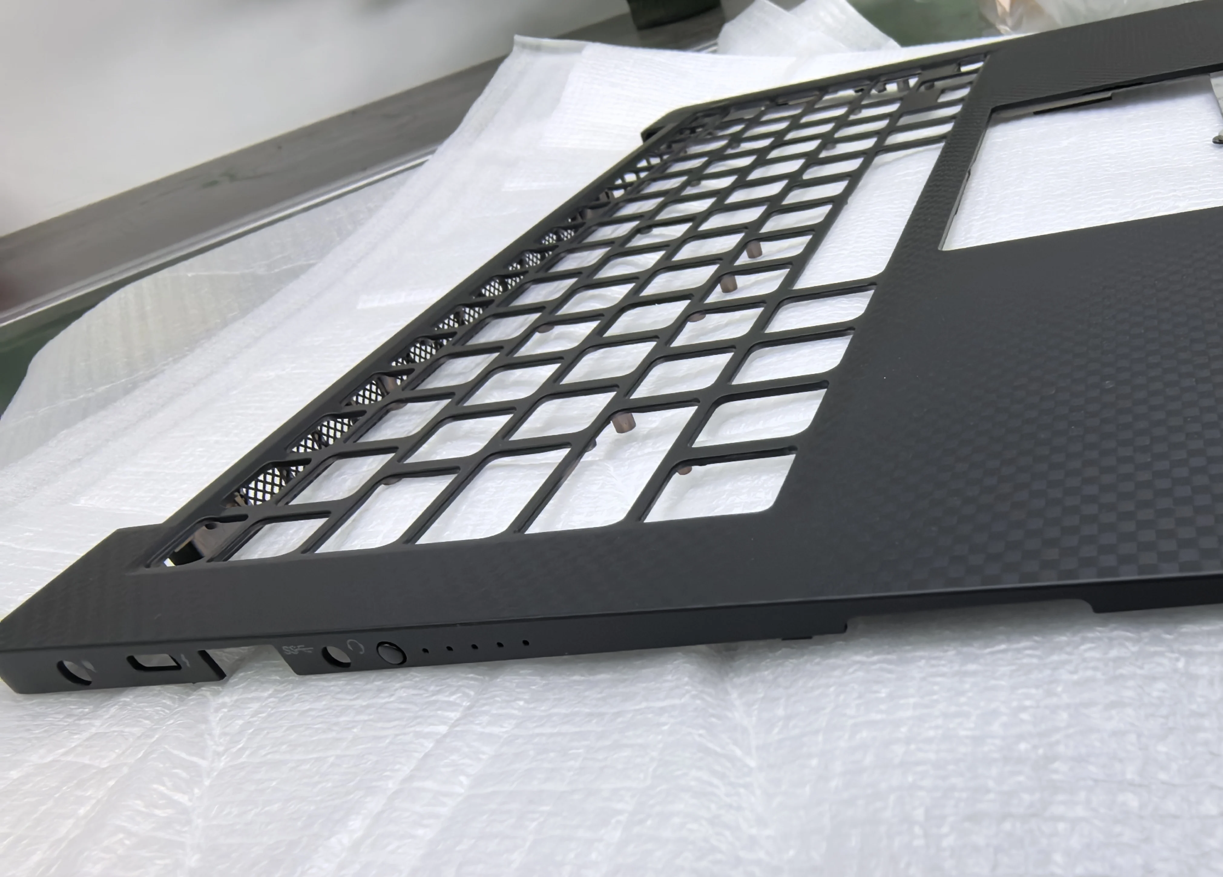 Laptop palm rest shell for DELL XPS13 9350 9360 P54G upper cover keyboard frame case 043WXK
