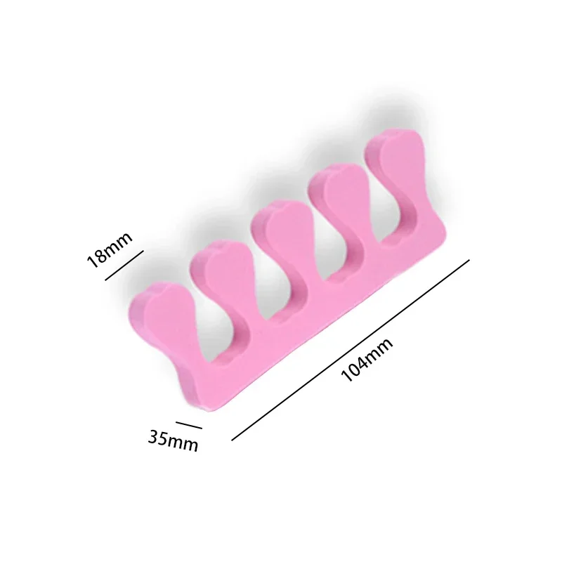 Pedicure Legs Accessories 10Pcs Nail Art Sponge Toe Separators Separator Fingers Feet Between Toes Nails Finger Design