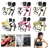Suspension Trainer System Resistance Trainer Fitness Straps Multi-Function Bodyweight Resistance Bands for Full Body Workout