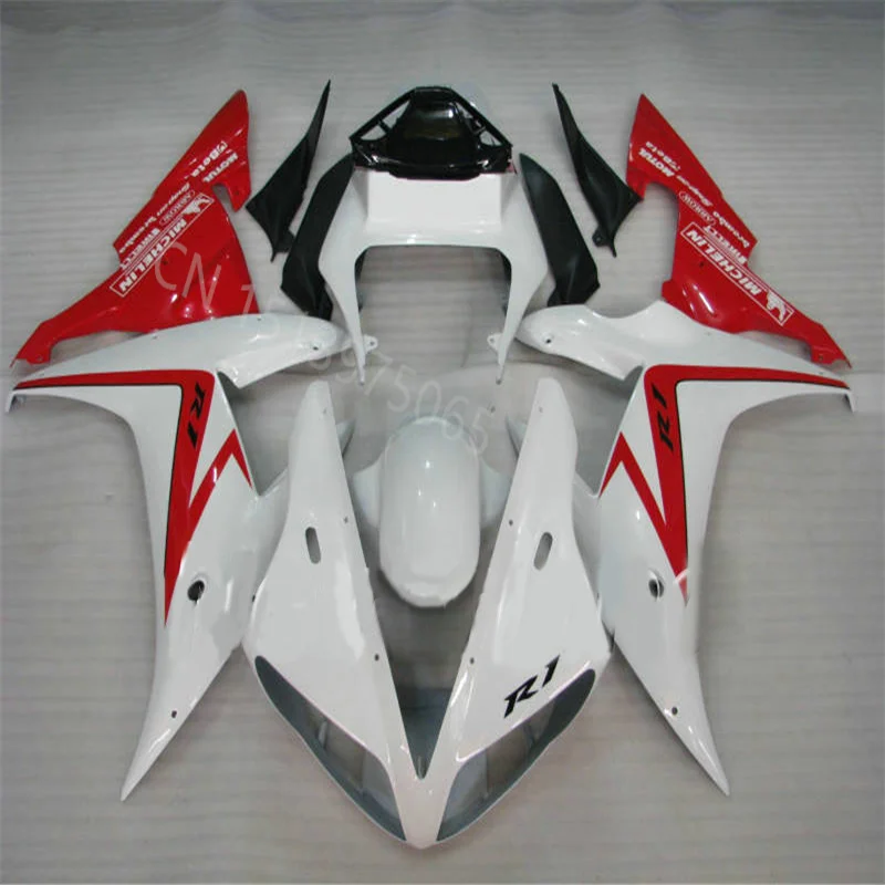 

Обтекатель для мотоцикла подходит для YZFR1 2002- 2003 YZFR1 02-03 белый красный черный комплект обтекателей для литья под давлением YZFR1 02-03