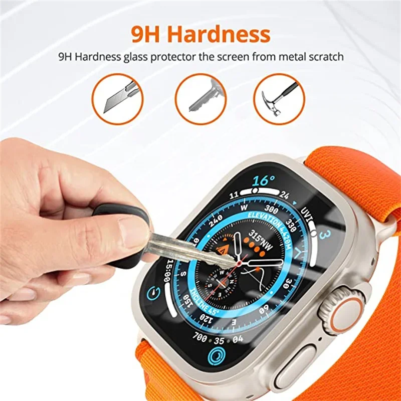Premium Tempered Glass Screen Protector with Anti-Scratch Metal Bumper