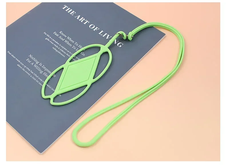 Silicone Universal Neck Phone Lanyard Case - 8 Color Options