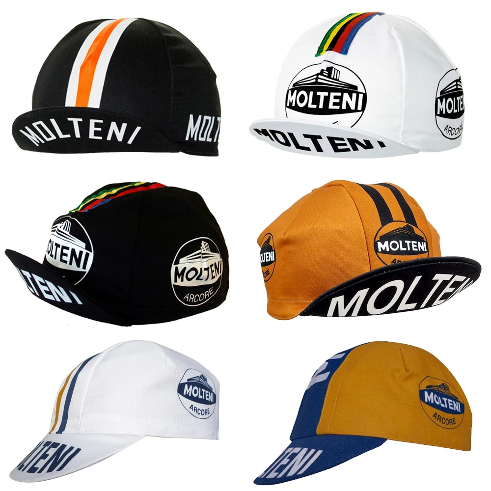 Cycling Cap Retro Team Molteni Breathable Sun Protection Outdoor Sports Hat Unisex