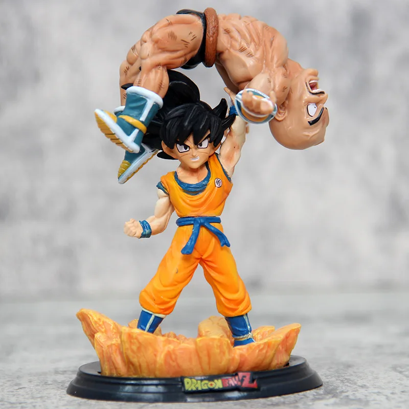 

Anime Bandai Dragon Ball Z Goku Super Saiyan Action Figures Model Collect Ornaments Decoration Holiday Gifts For kids 12CM