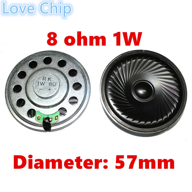 2pcs New Original Ultra-thin Mini speaker 16 ohms 8 ohms 0.5/1/2 watt 0.5W 1W 2W 3W 8R Diameter 50MM 57MM 66MM 77MM LoudSpeaker