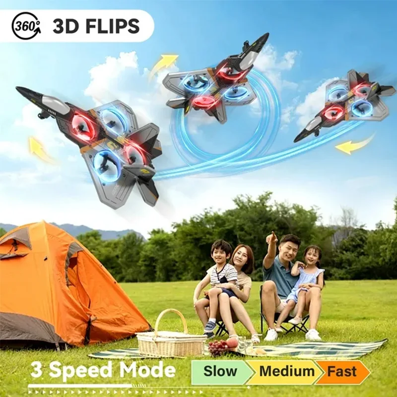 4DRC Drone V17 Aircraft Remote Control Foam RC Glider Plane Fighter Hobby Airplane Toys For Kids Beginners Adults_voghion.com