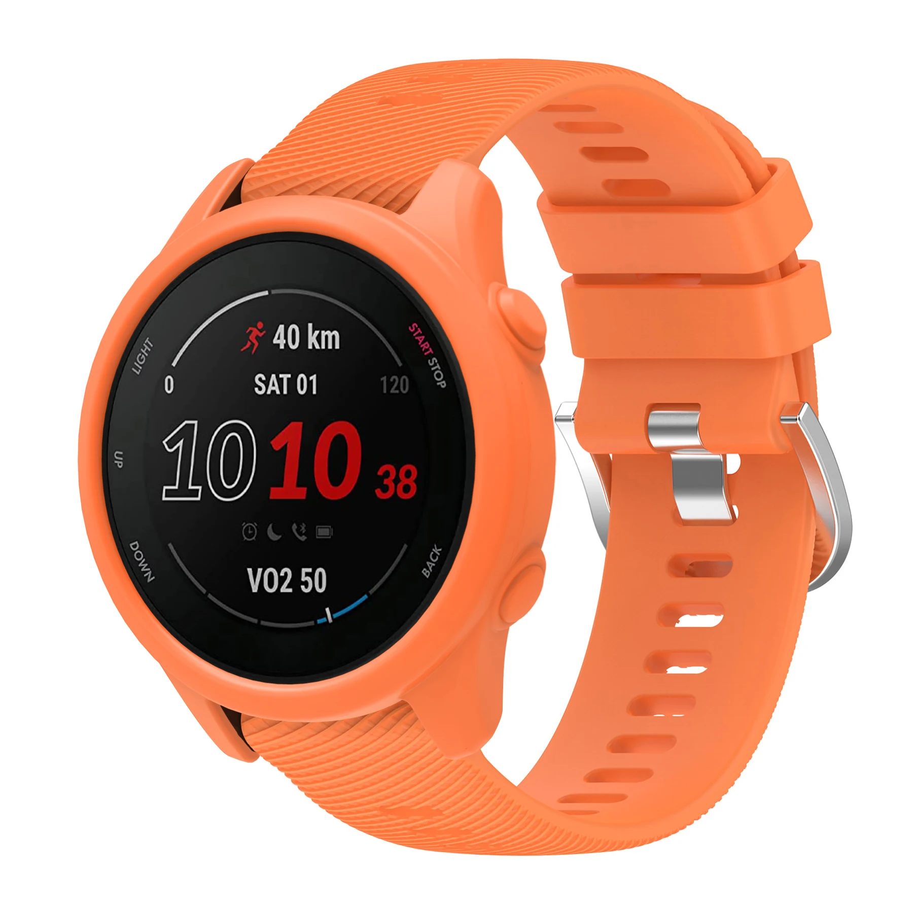 Silicone Sport Watchband and Case Set