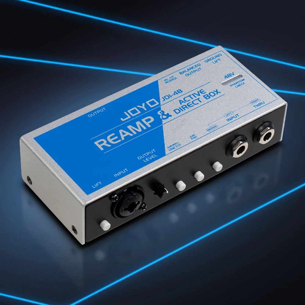 JOYO JDI 48 Stereo Mix Guitar Effect Pedal Preamp DI BOX Signal