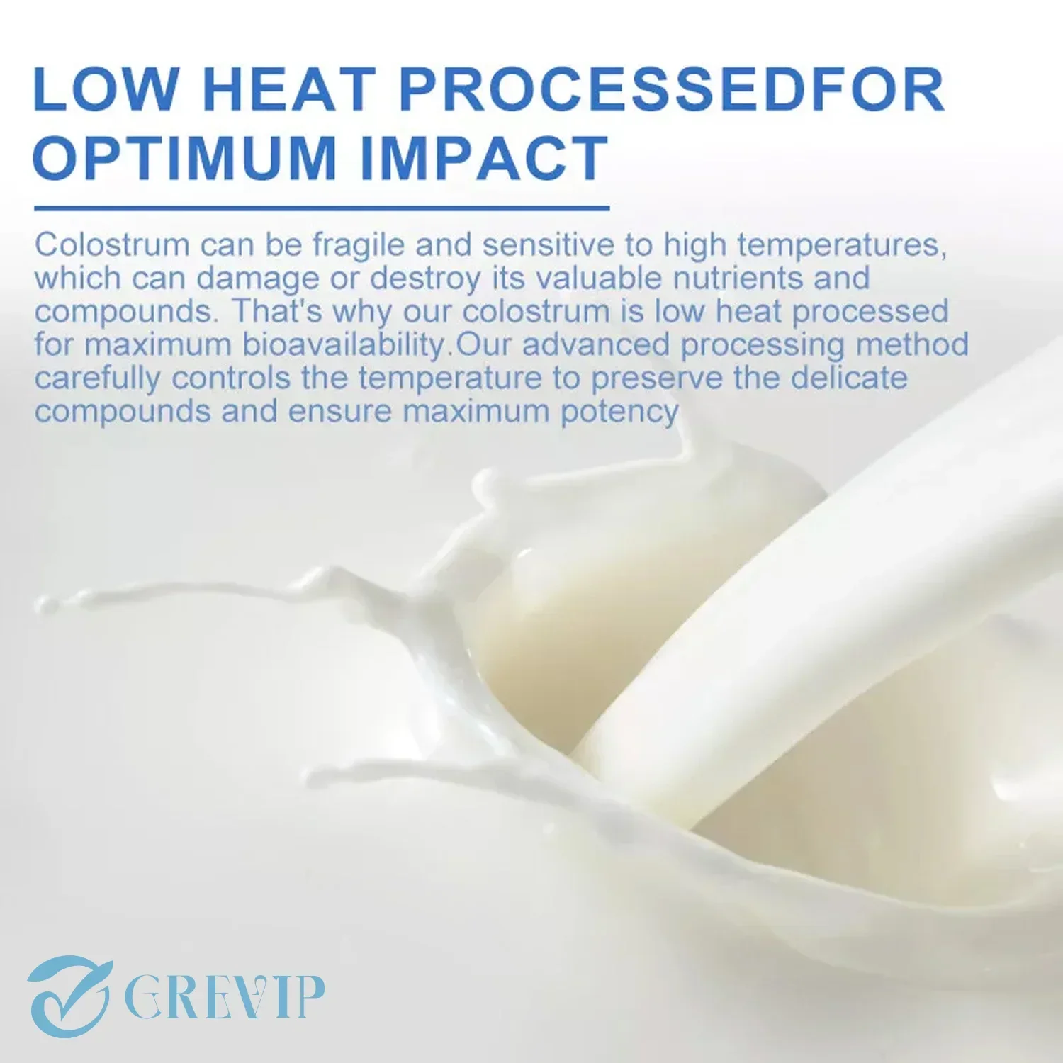 Bovine Colostrum Supplement-20% IgG, for Gut Health, Immune Support, Muscle Recovery