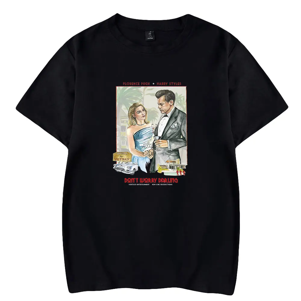 

Don't Worry Darling Tshirt Unisex Crewneck Short Sleeve Men Women T-shirt Casual Style American Movie Fashion Clothes