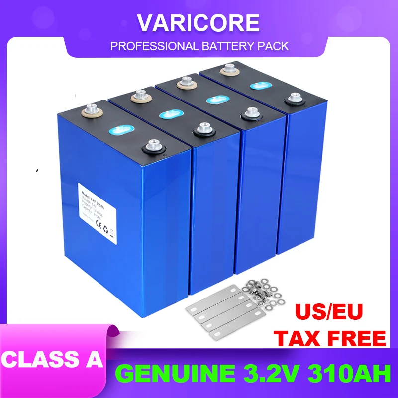 

Аккумуляторы LiFePO4, 4x3,2 в, Ач, 12 В, стандартная аккумуляторная батарея для электромобиля, RV, система хранения солнечной энергии, класс А, без налогов