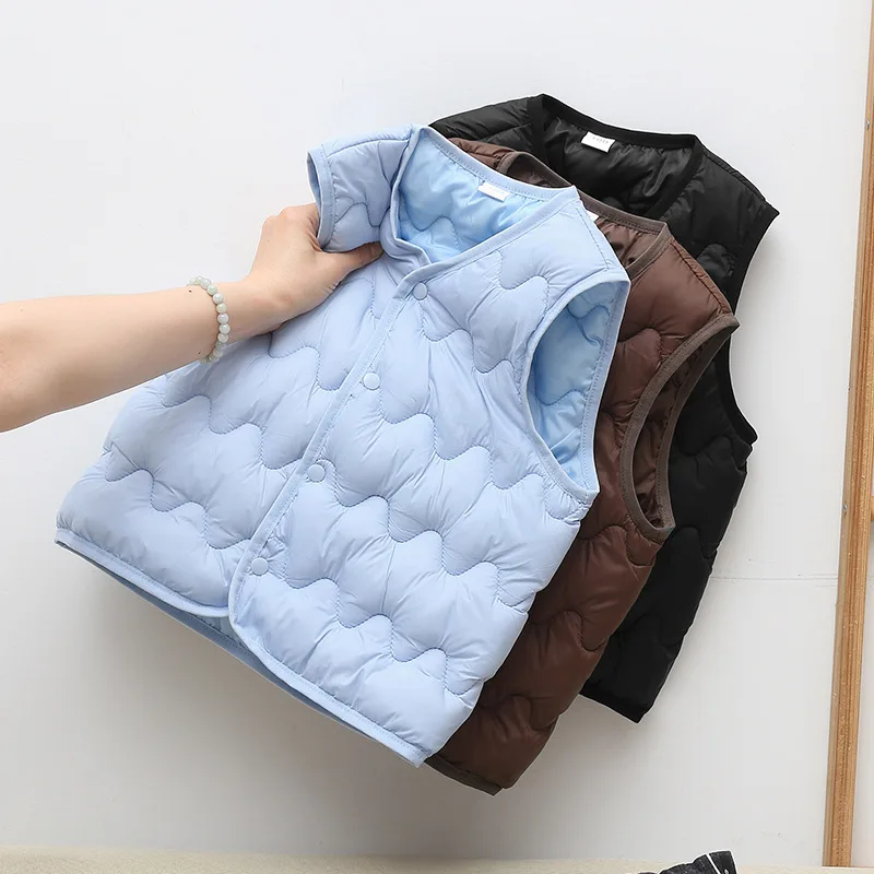 Children Vest 2-7Yrs Kids Warm Tops