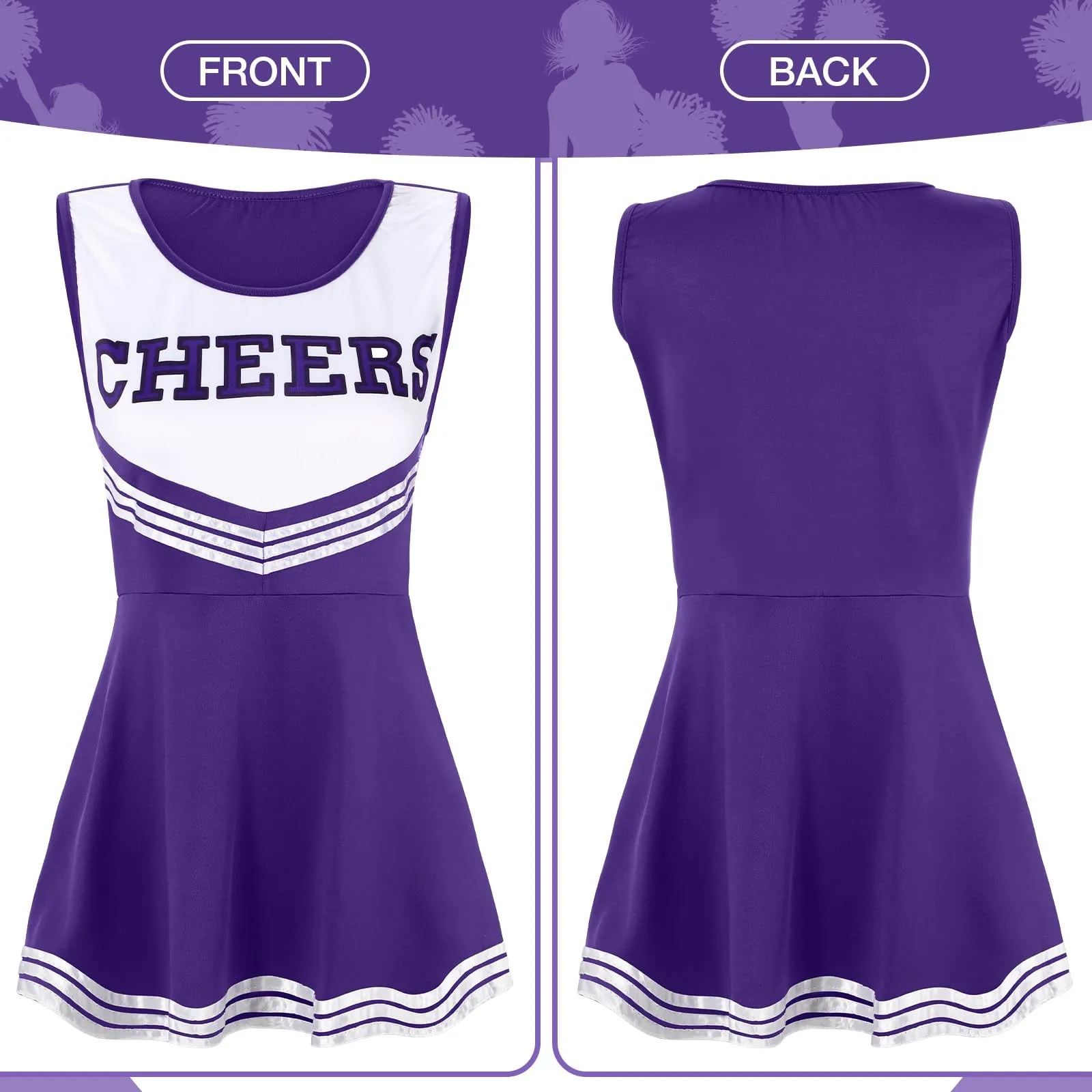 Women Dress Sets Cheerleading Dress Costumes Cheerleading Performance Costumes Uniforms for Party Supply