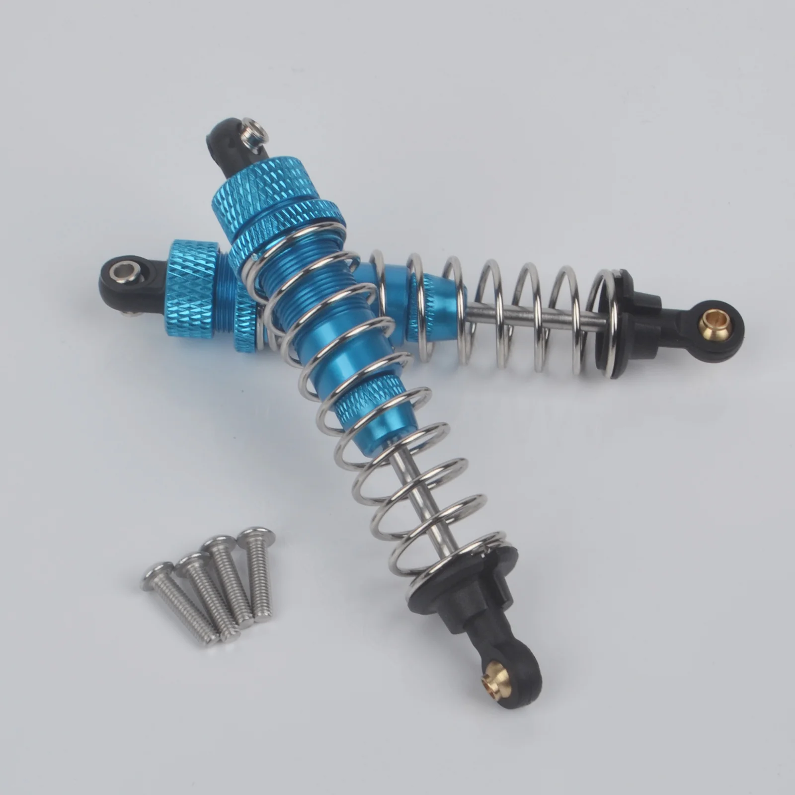 Aluminum Oil-Filled Shock Absorbers for RC Off-Road Vehicles (2-Pack)