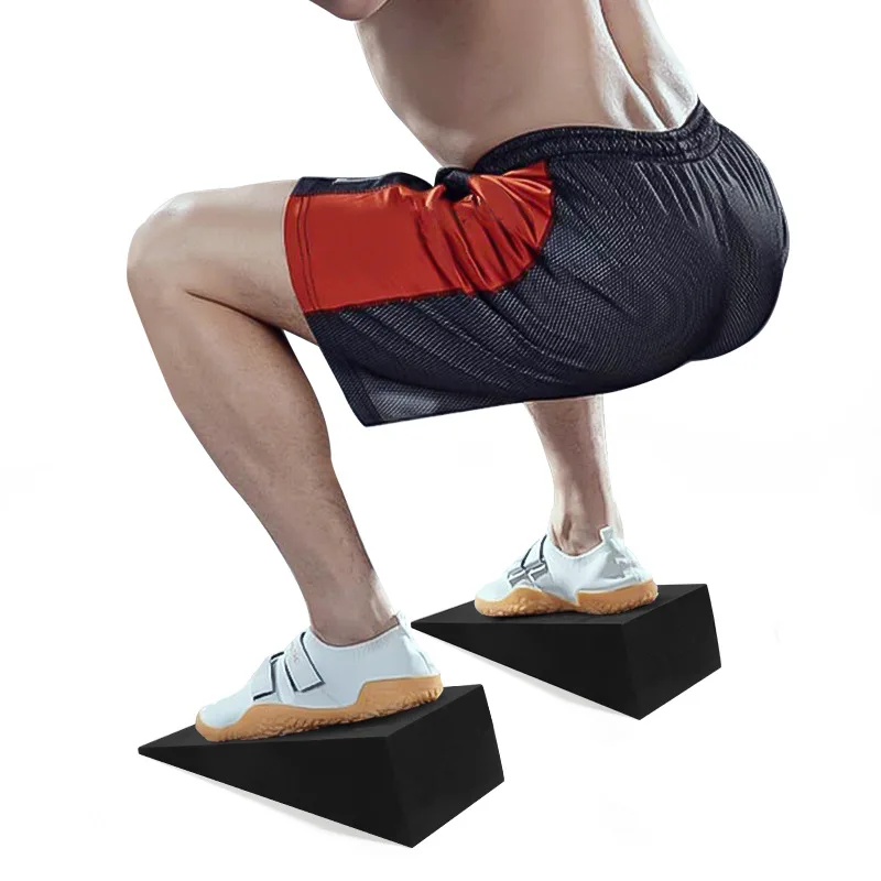 EVA Squat Wedge Yoga Fitness Mat Heel Calf Stretch Lift Mat Weightlifting Help Anti-Slip