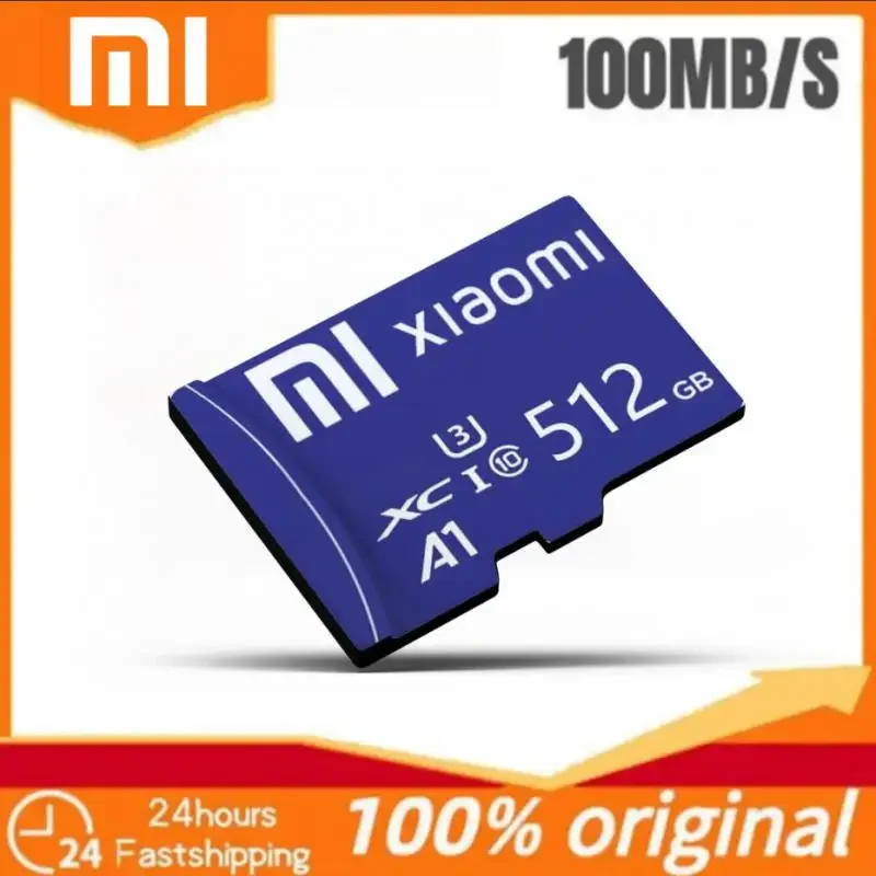 Xiaomi Memory Sd Card 128Gb 256Gb 512Gb High Speed Class10 Sd/Tf Flash Card Per Smartphone Table Pc Camera Flash Mini Sd Card