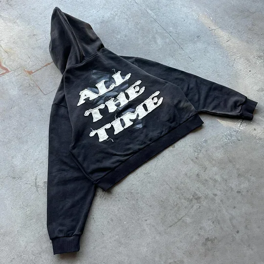 Y2K American New Trend Retro God is Good Casual Street Wear