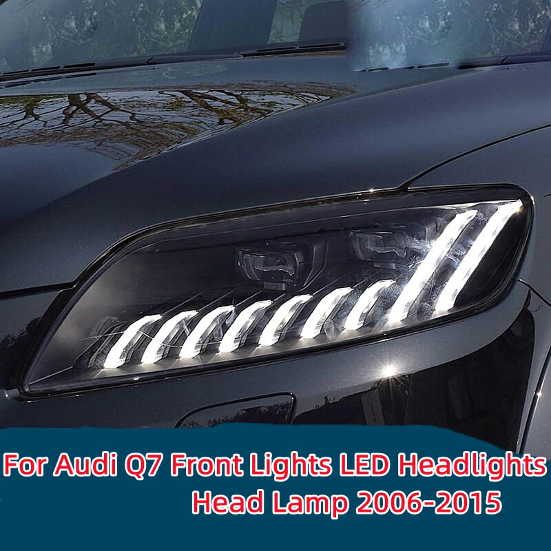 

Фара для Audi Q7, передние фонари, лампы головного света 2006-2015, фары головного света, Стайлинг автомобиля, аксессуары для автомобиля