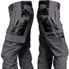 Men's Cargo Pants Multi Pockets Work Trousers Casual Tactical Pants Male Outwear Straight Autumn Winter Wear-resisting Trousers 3