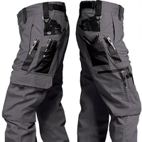 Wear Resistant Work Pant Man Multi-pocket Straight Cargo Trousers Outdoor Jogging Tactical Pants Spring Autumn Casual Trousers 1