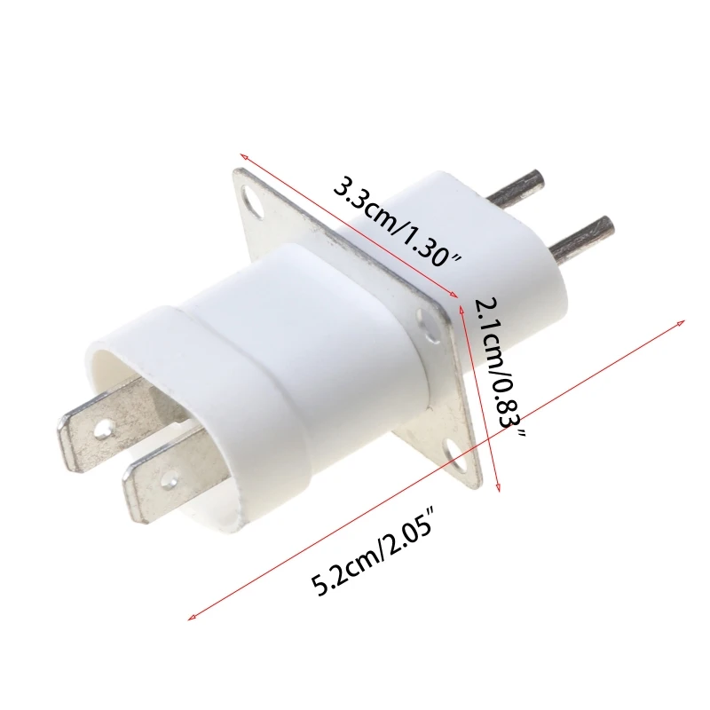 2023 New Home Electronic Microwave Oven Magnetron Filament 4 Pin Socket Converter White images - 6