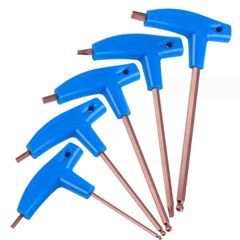 

Велосипедный шестигранный ключ с Т-образной ручкой, портативный шестигранный ключ, инструмент для обслуживания велосипеда