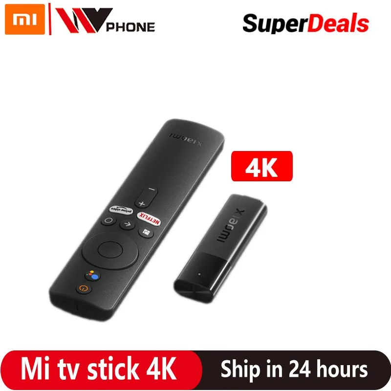 2022 Xiaomi Mi Tv Stick 4k Android Tv 11 Hdr Quad Core 2gb+8gb Bluetooth 5.0 Wifi Netflix Google Assistant Global Version - Tv Stick - AliExpress