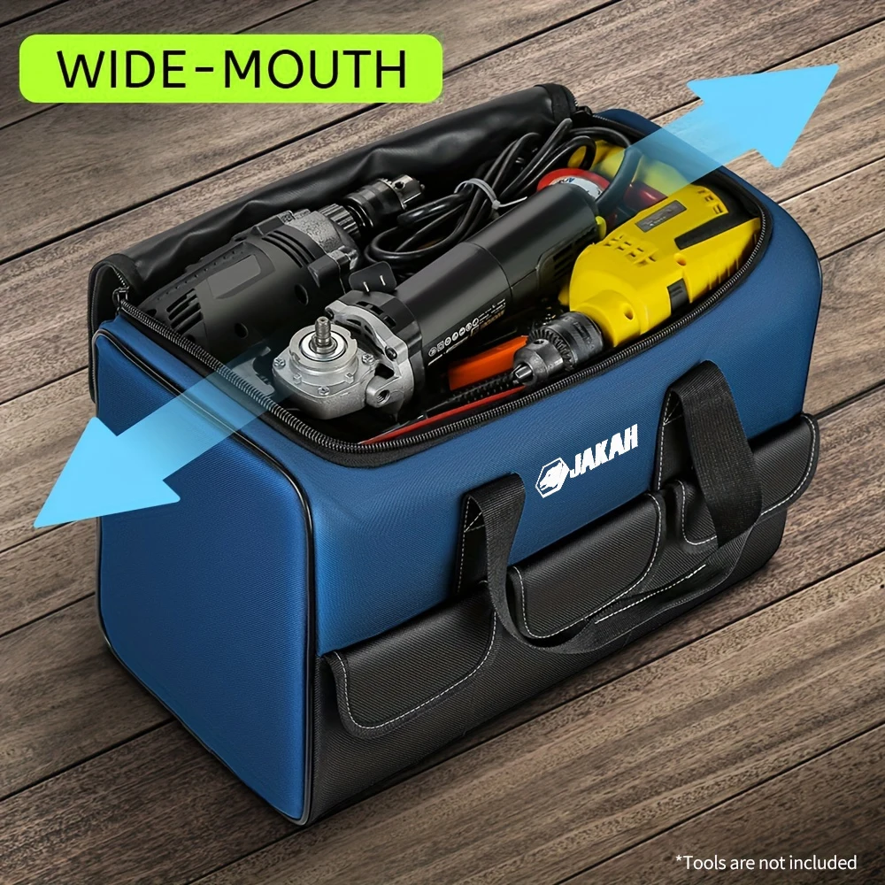 Heavy Duty Polyester Tool Bag Wear-Resistant High Capacity Storage