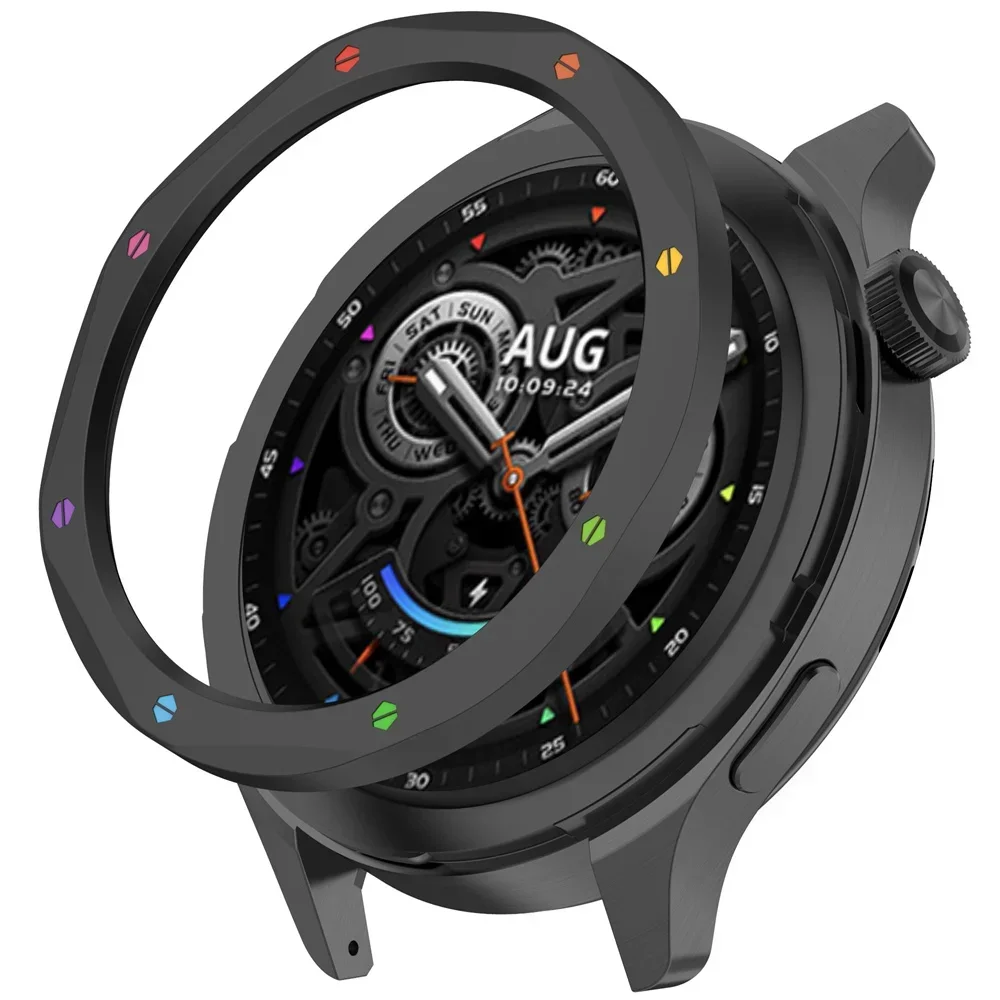 Enhanced Metal Bezel Ring with Tempered Glass Protective Film