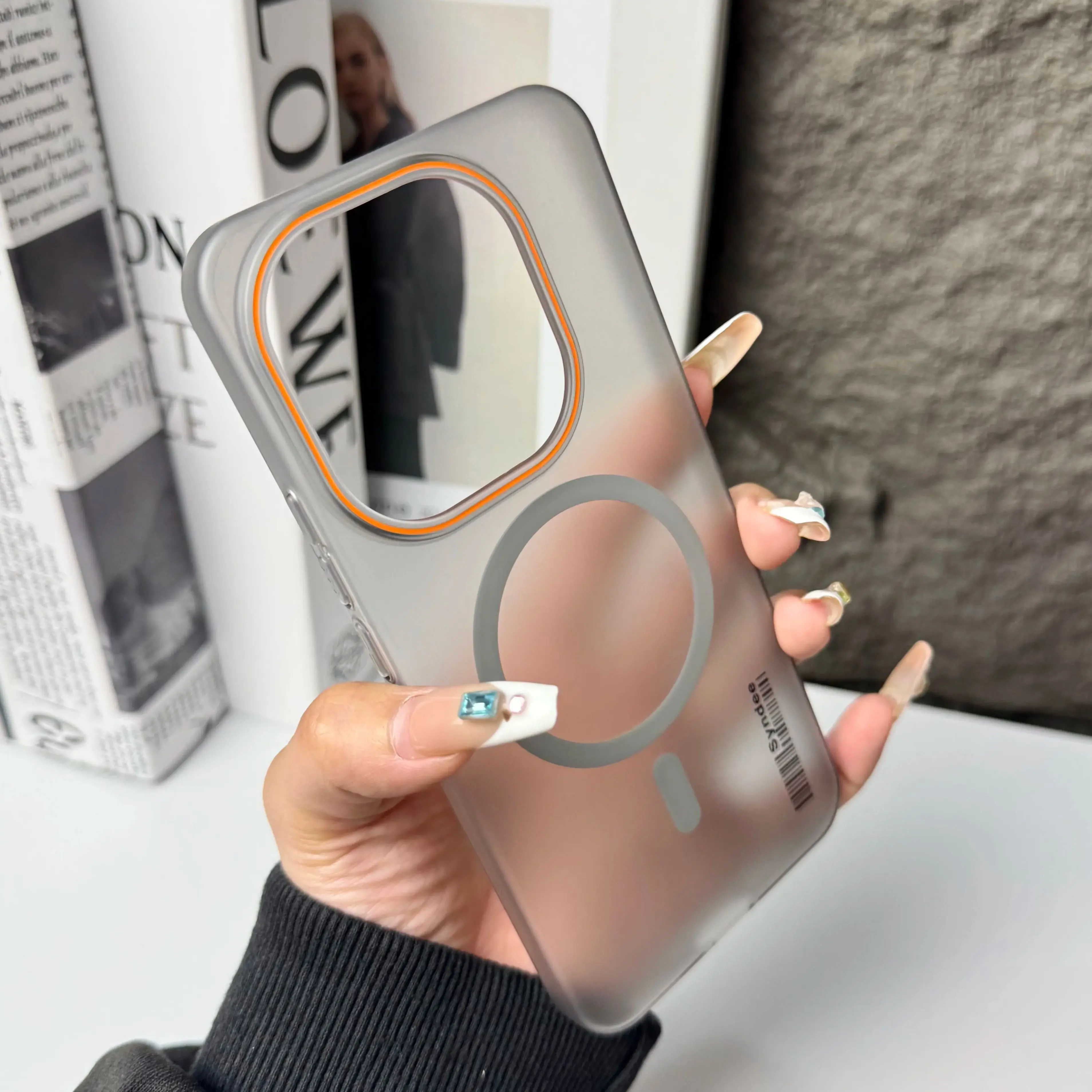 Candy Matte Clear Magnetic Translucent Frosted Hard Cover