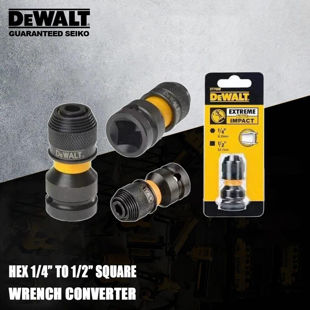 Dewalt Dw2298 Impact Wrench Adapter (1/2 To 1/4 Hex) edu.svet.gob.gt