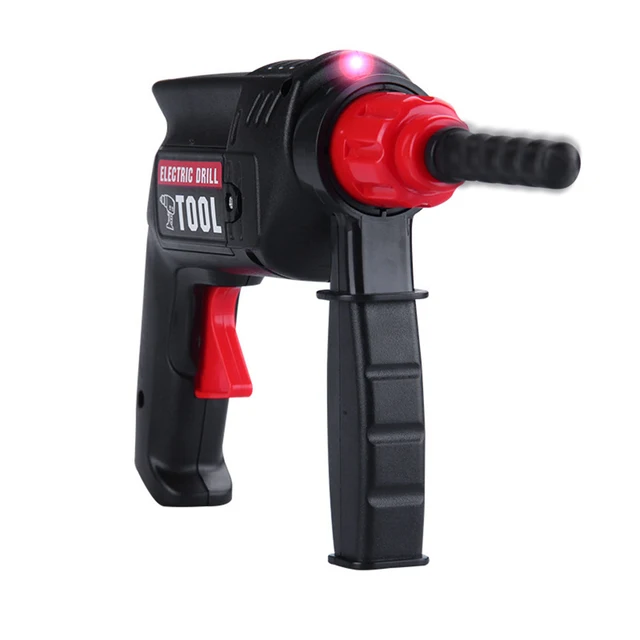 Tools Toys Simulation Electric Drill With 3 Types Of Drills Bit Kids Power Repair Tools Kits Children Pretend Play Sets Gift Toy 2