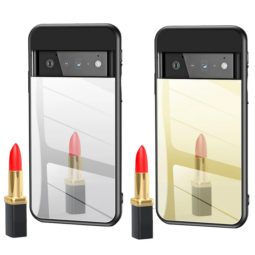 Custodia Per Telefono A Specchio Per Pixel 7 Pro Pixel7 Pixel 6 Pro Google Pixel 5 5A Pixel 4 4A 3 Xl 3A Cover Slim Ring Stand Holder Fundas