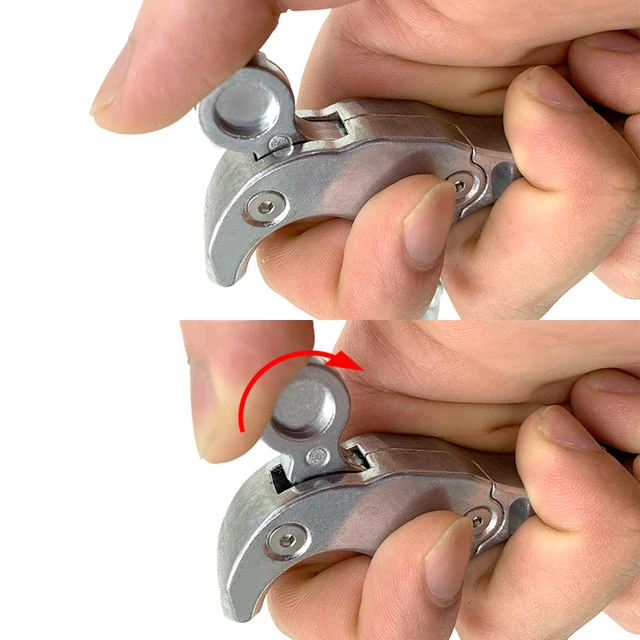 All-metal Material Slingshot Ammunition Releaser Fish Dart Release Ergonomic Design Convenient and Durable Quick Launch 5