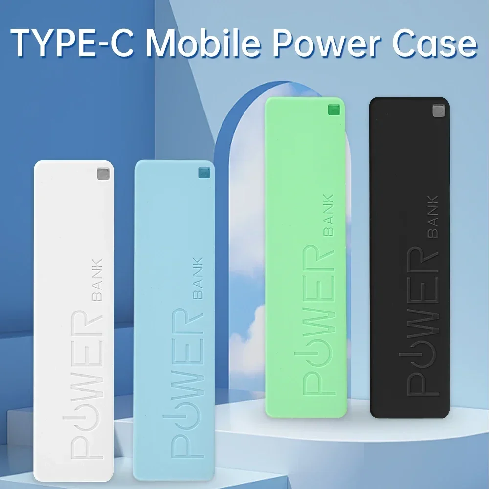 DIY TYPE-C 18650 Power Bank Battery Charger Case Portable USB Storage Case