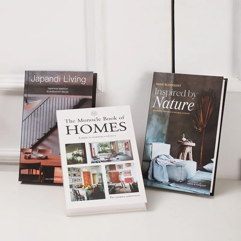 

Fashion Home Series Fake Book Colorful Decorative Books Modern Study Room Club Hotel Coffee Table Fake Book Decoration